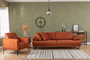 Atelier Del Sofa Mustang - Sillón de orejas Naranja
